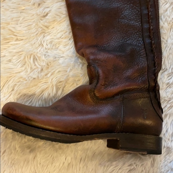 Braided back zip Frye tall boots. - Picture 5 of 10
